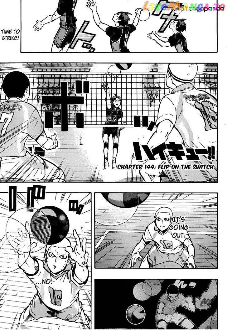 Haikyuu!!, Chapter 144 image 01